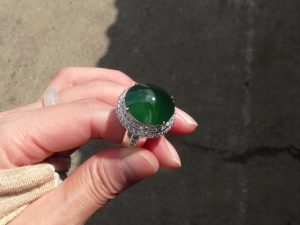 ろうかん翡翠ルース