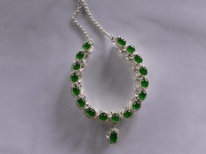 ろうかん翡翠ネックレス