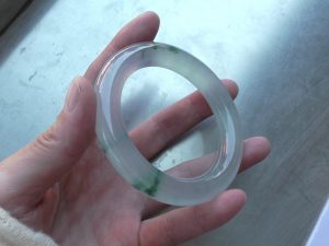 氷翡翠プリンセスバングル