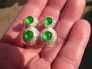 高級蛍光翡翠セットルース