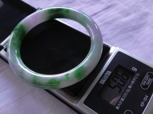 三彩プリンセス翡翠バングル