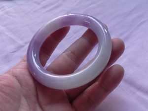 高級ラベンダー翡翠プリンセスバングル