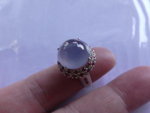 高級ラベンダー氷翡翠ルース