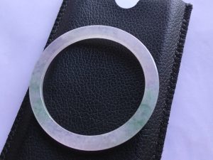 氷翡翠バングル　不凍氷Ⅱ