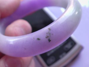 ラベンダー翡翠バングル