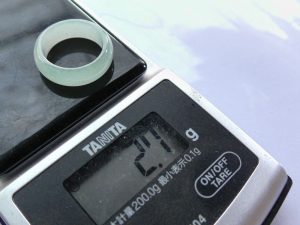 くりぬき氷翡翠リング