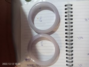 ラベンダー翡翠バングル２本セット販売