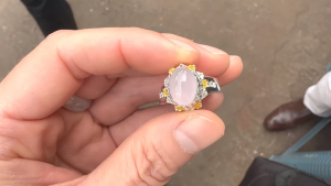 ラベンダー翡翠ルース