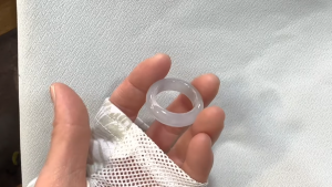 氷翡翠くりぬきリング