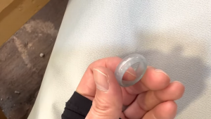 高級氷翡翠くりぬきリング