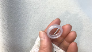 高級アイスラベンダーくりぬきリング