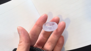 高級くりぬきアイスラベンダーリング