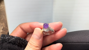 ラベンダー翡翠ルース