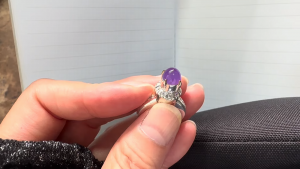 ラベンダー翡翠ルース