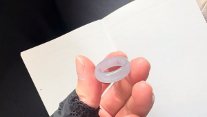 氷翡翠くりぬきリング