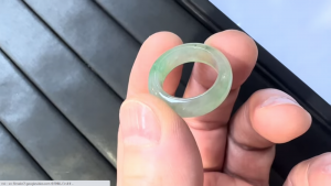 氷翡翠リング　２本セット販売