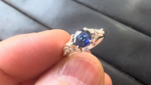 非加熱サファイアリング