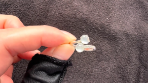 格安氷翡翠ペアルースファッションリング
