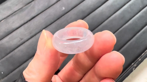 くりぬき氷翡翠リング　暖氷
