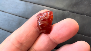 格安橙翡翠原石　あんず