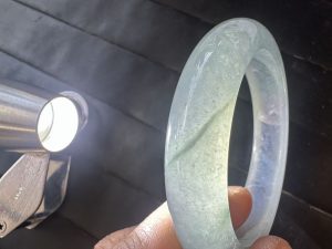 高級氷翡翠バングル