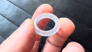 くりぬき氷翡翠リング