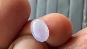 格安アイスラベンダー翡翠ルース　あおい藤