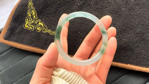 高級アイスプリンセスバングル　ガラス花