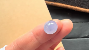 アイスラベンダー翡翠ルース　藤錦