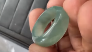 くりぬき氷翡翠リング　ストレンジクォーク